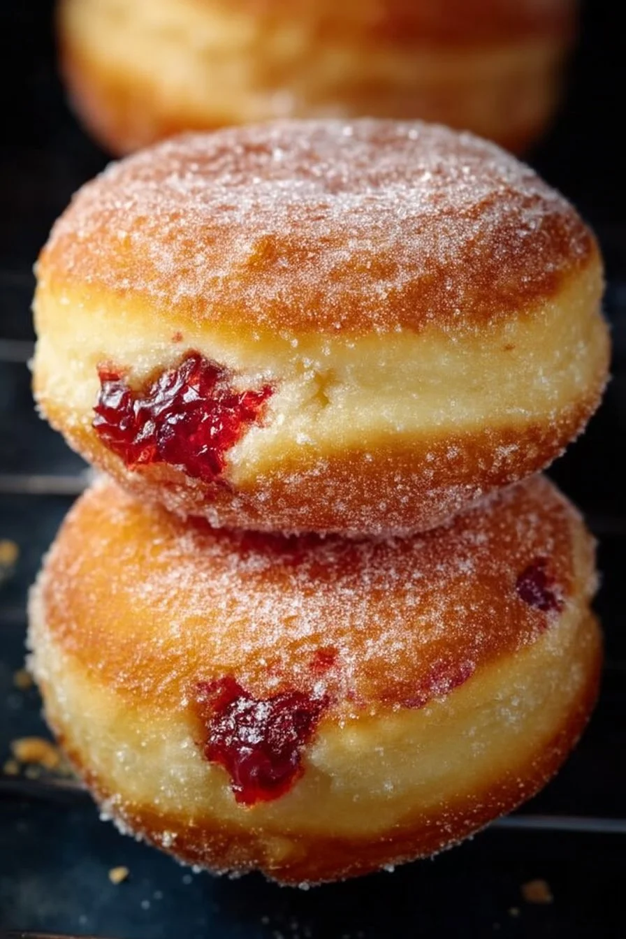 Air Fryer Jelly Donuts