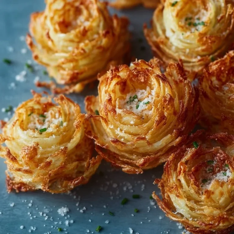 Crispy air fryer mini blooming onions served with dipping sauce