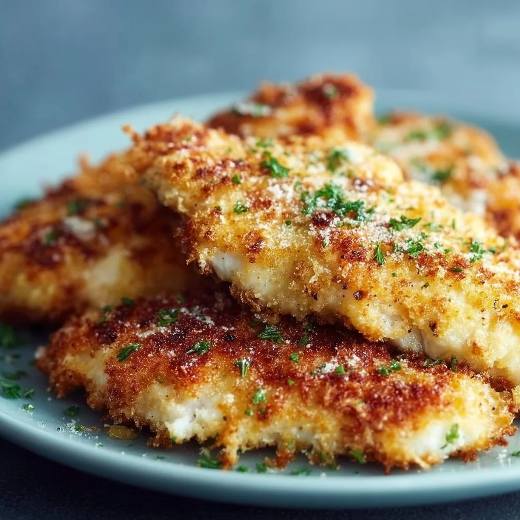 Air Fryer Parmesan Crusted Chicken