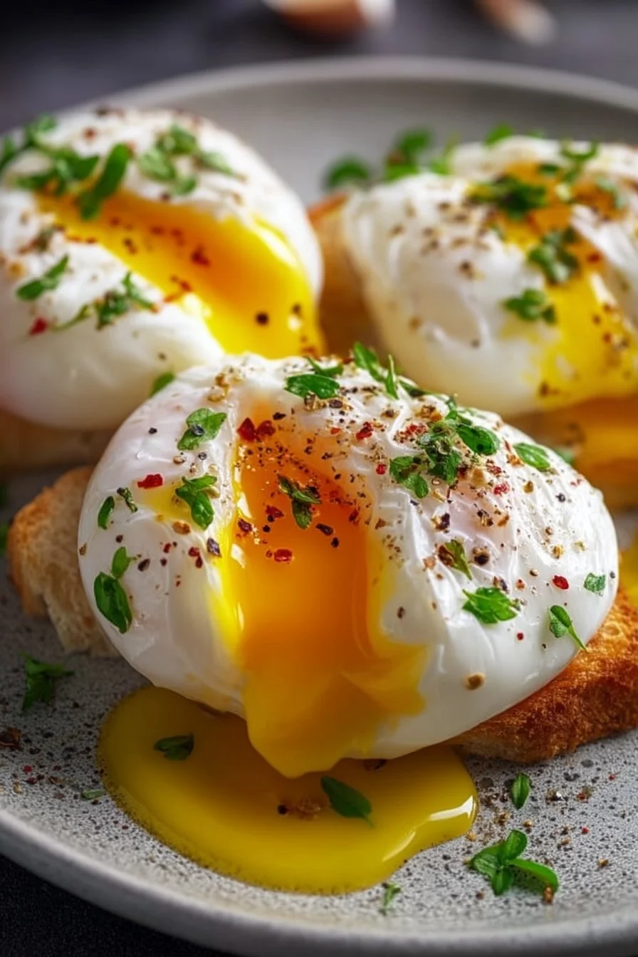 Air Fryer Poached Eggs
