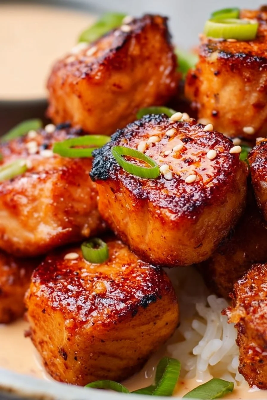 Air Fryer Salmon Bites