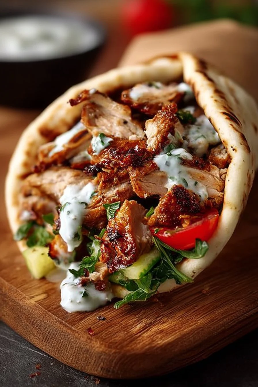 Chicken Shawarma with Garlic Sauce