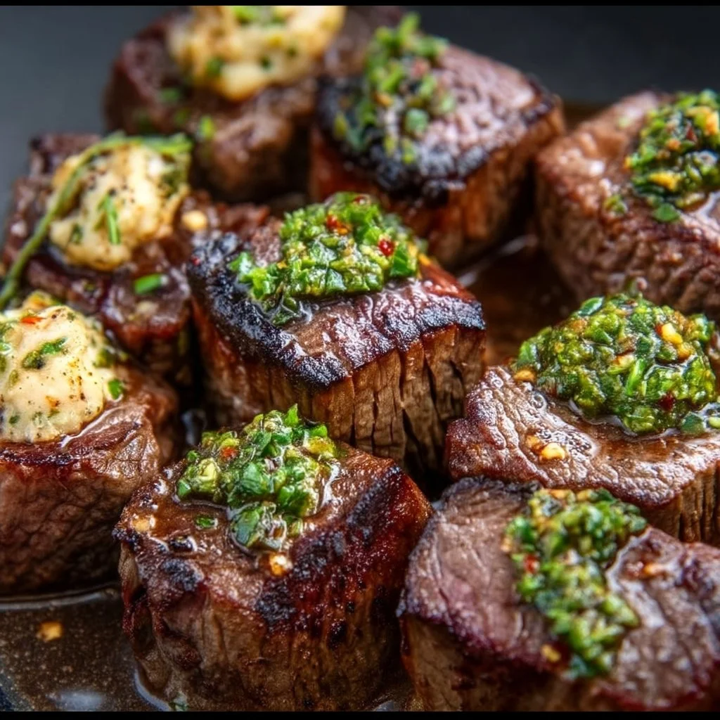 Cowboy Butter Steak Bites