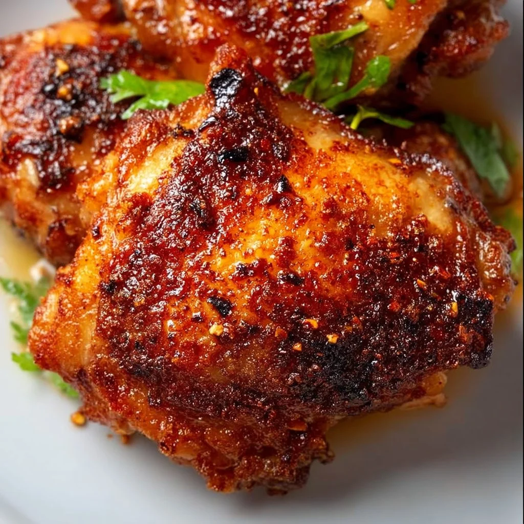 Crispy Air Fryer Chicken Thighs