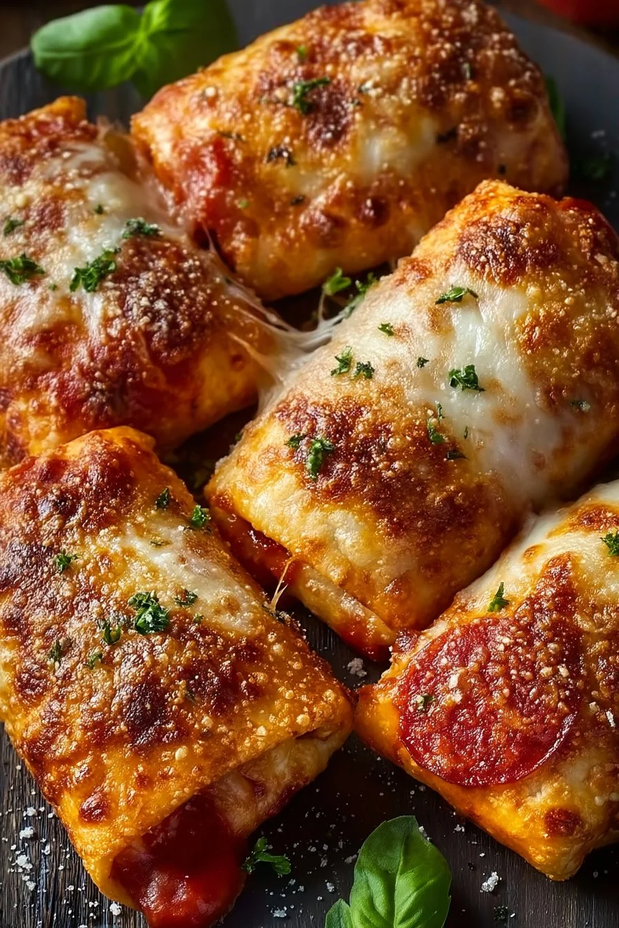 Crispy Air Fryer Pizza Rolls