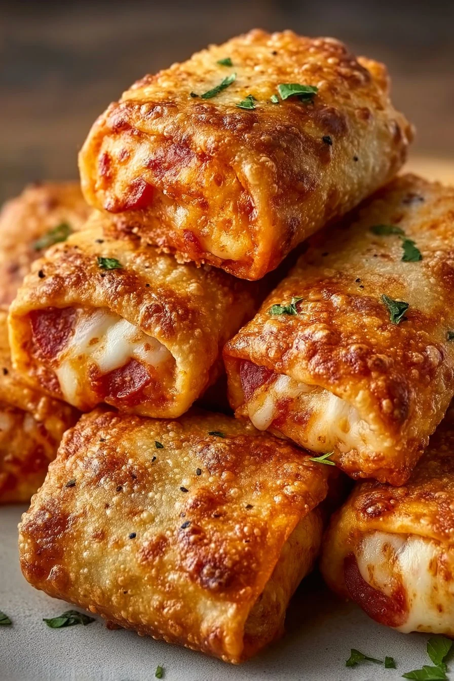 Crispy Air Fryer Pizza Rolls