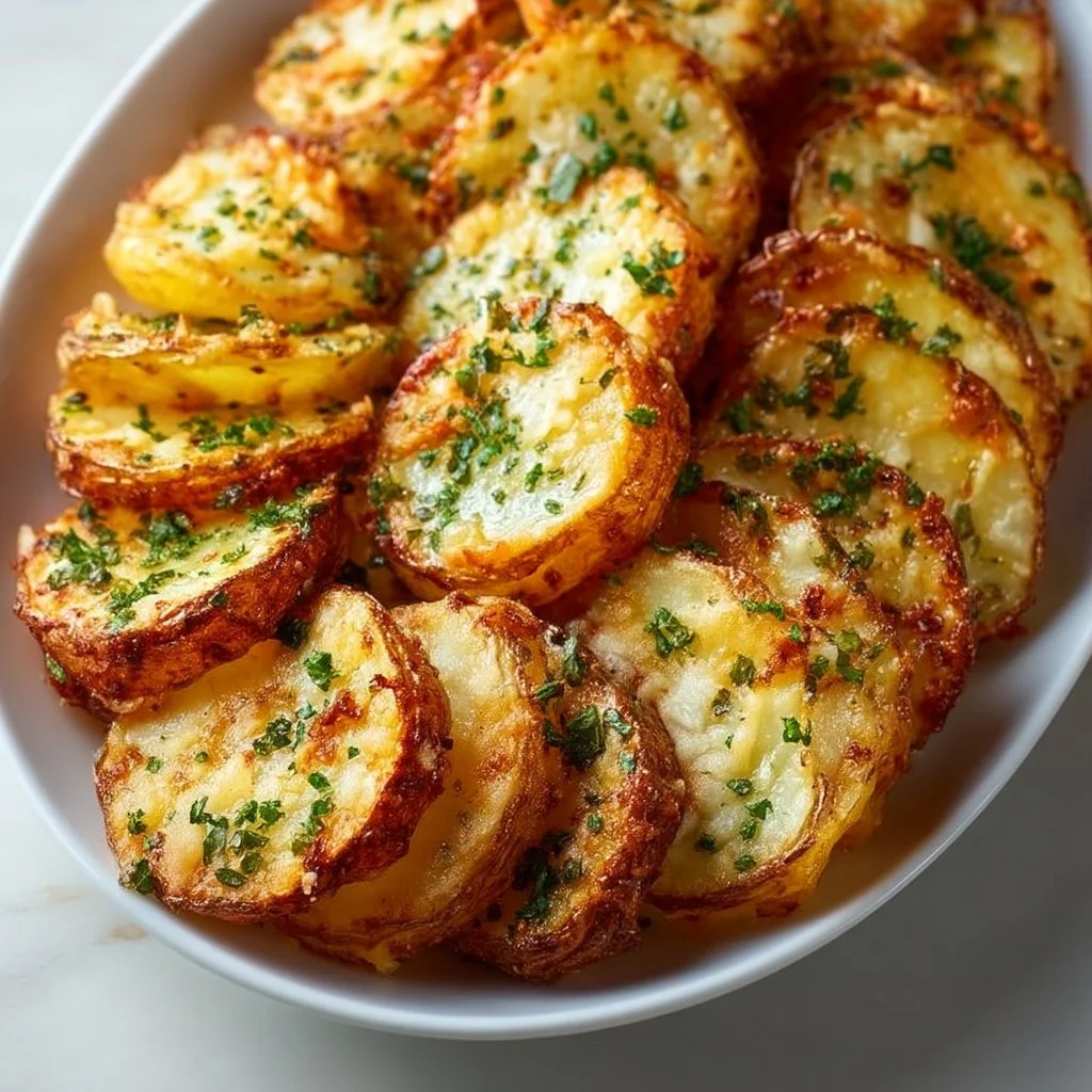 Crispy Air Fryer Sliced Potatoes