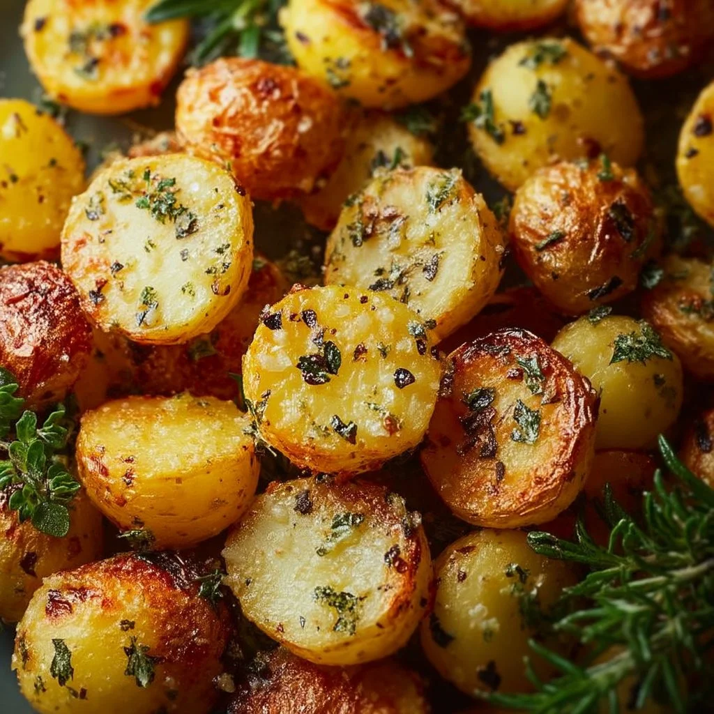Crispy Roasted Mini Potatoes