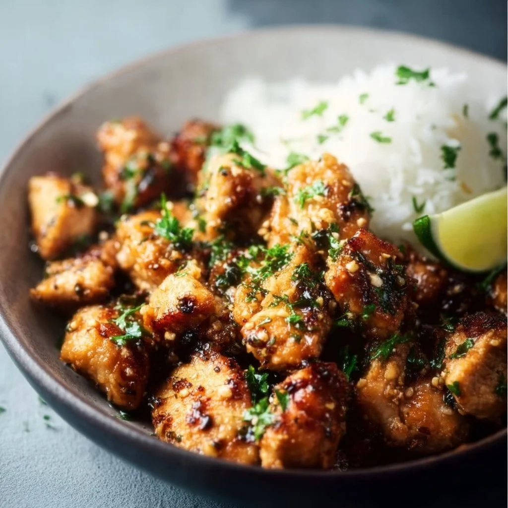 Garlic Butter Chicken Bites