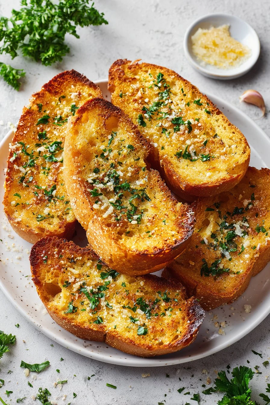 Homemade Air Fryer Garlic Bread