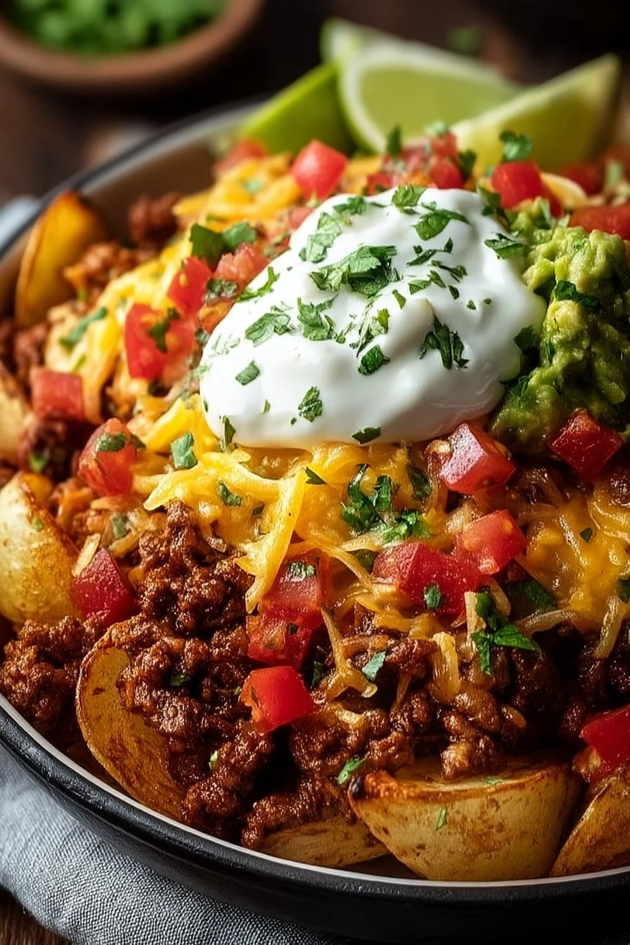 Loaded Potato Taco Bowl
