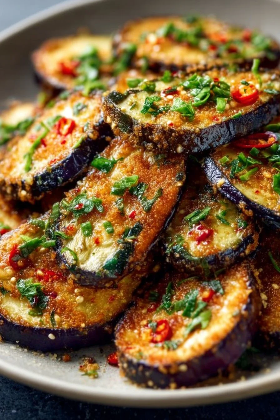 Low-Calorie Air Fryer Eggplant – Crispy, Healthy & Easy