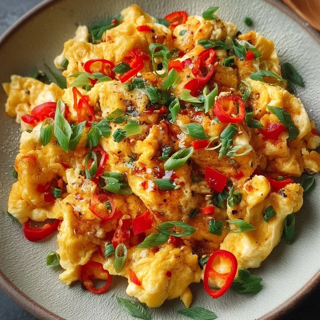Quick Fluffy Air Fryer Egg Scramble Recipe for Easy Breakfast Delight