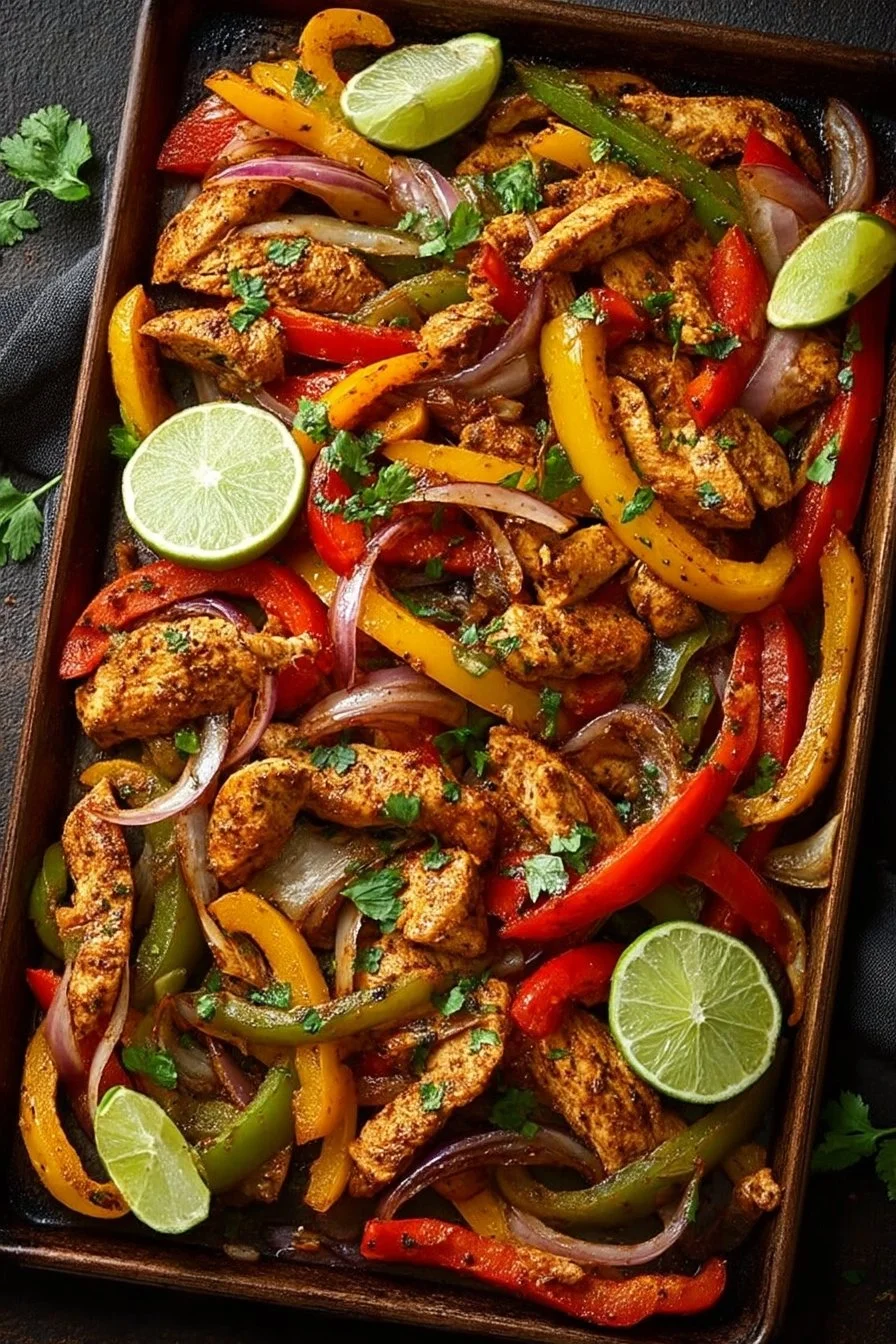 Sheet Pan Chicken Fajitas