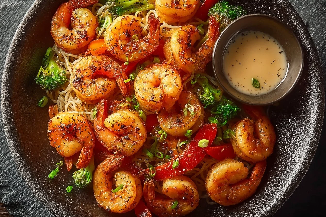 Shrimp Stir Fry with Noodles