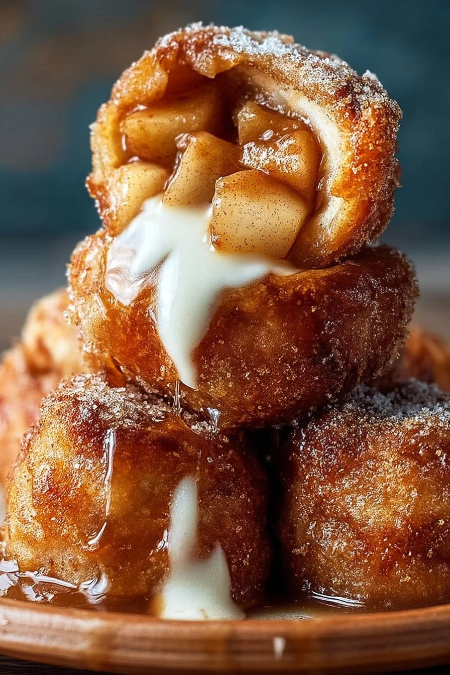 Sweet Air Fryer Apple Pie Bombs