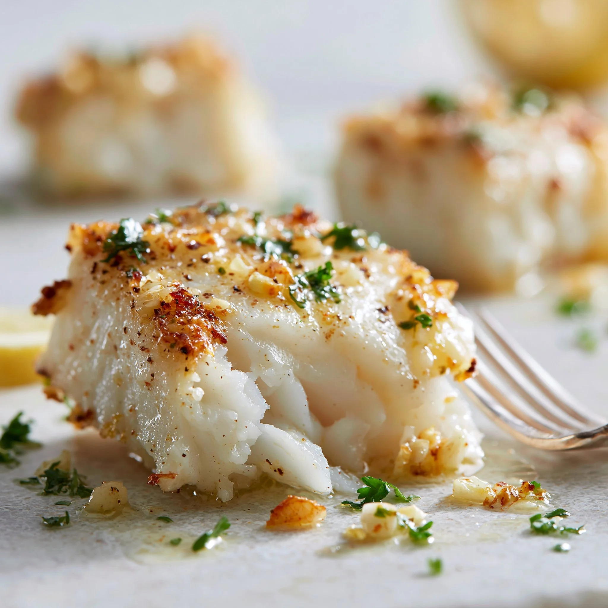 15-Minute Air Fryer Quick Garlic Butter Baked Cod Fillets Recipe