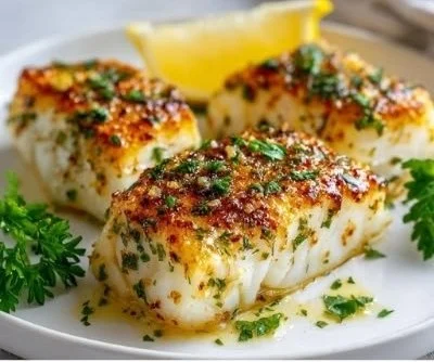 15-Minute Air Fryer Quick Garlic Butter Baked Cod Fillets Recipe