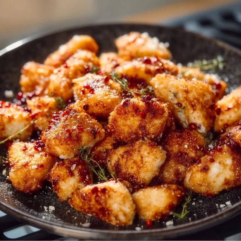 Crispy air fryer boneless chicken bites served with dipping sauce