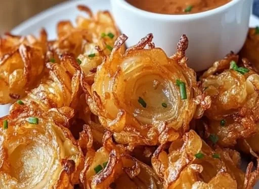 Air Fryer Crispy Mini Blooming Onions