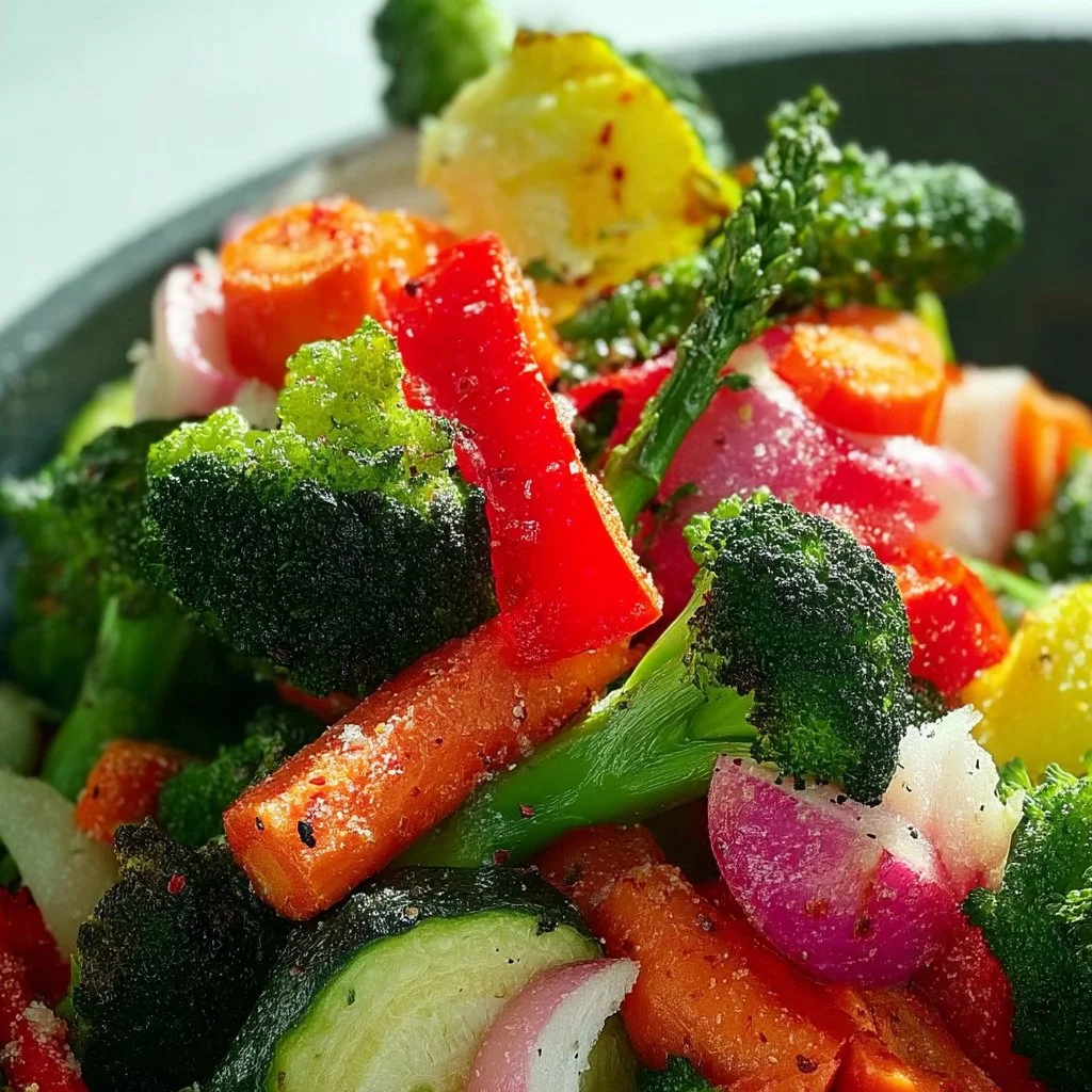 Air Fryer Mixed Vegetable Medley