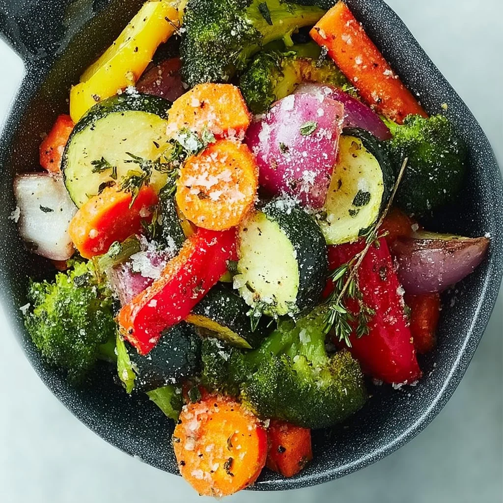Air Fryer Mixed Vegetable Medley