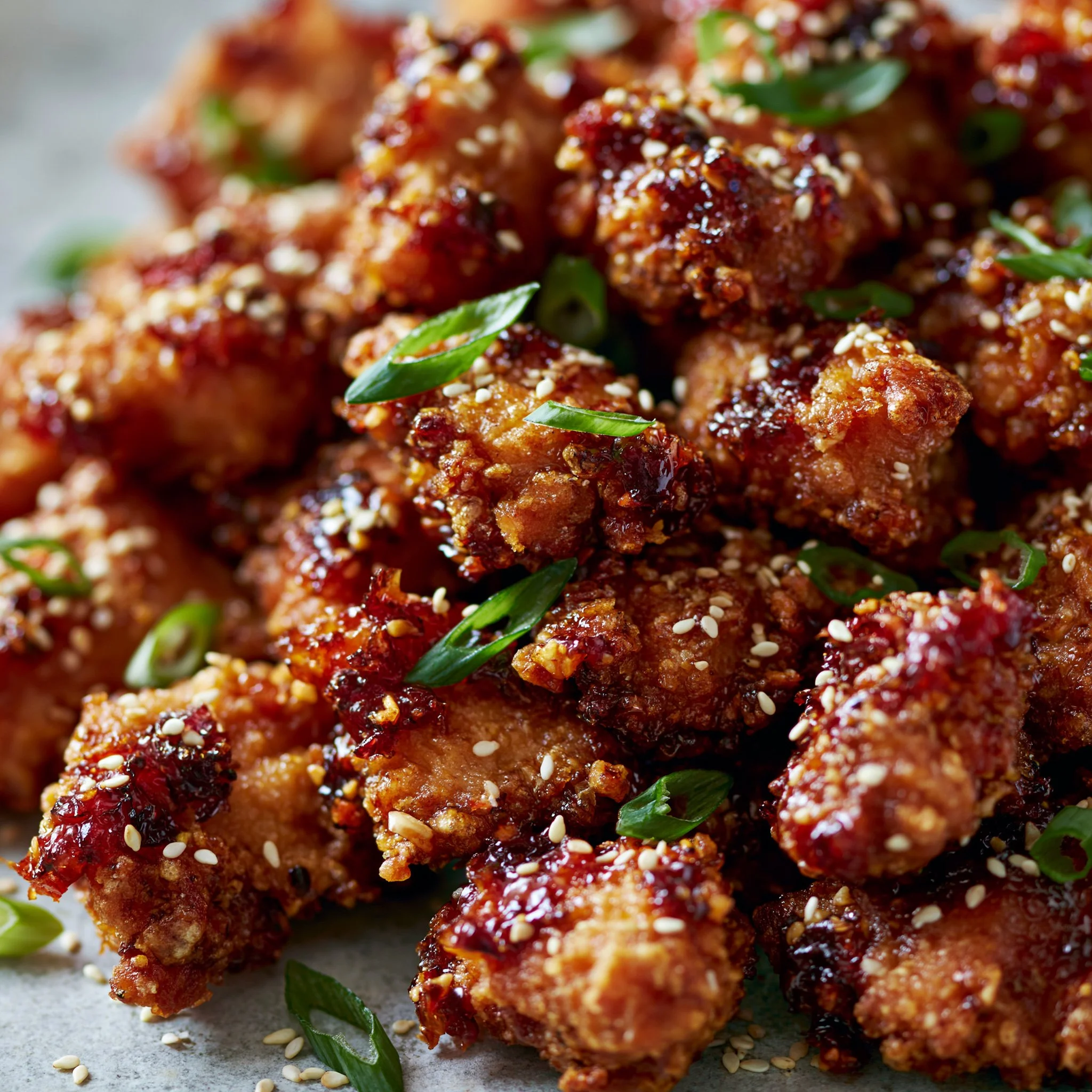 Crispy Chinese Honey Garlic Chicken