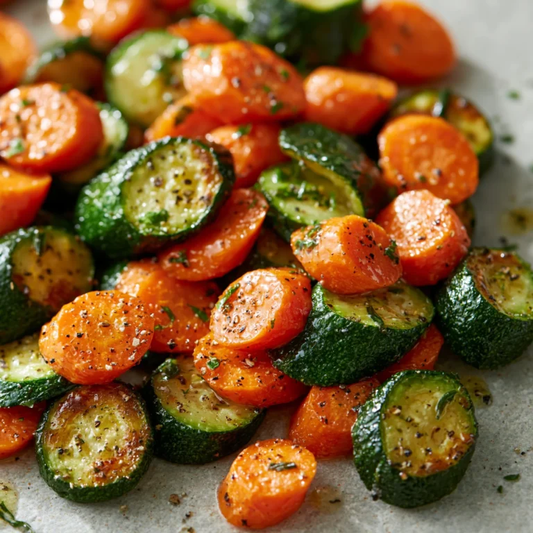 Delicious sautéed carrots and zucchini dish served in a bowl