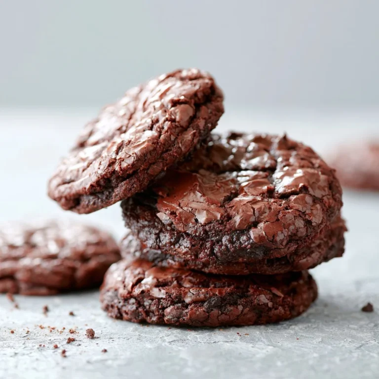 Fudgy brownie cookies with rich chocolate texture and flavor