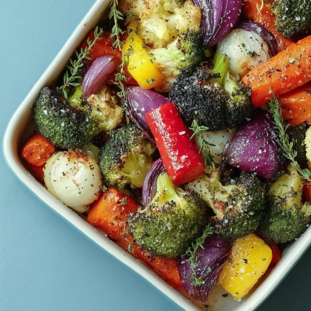 Garlic Roasted Vegetables for a Flavorful Healthy Side Dish