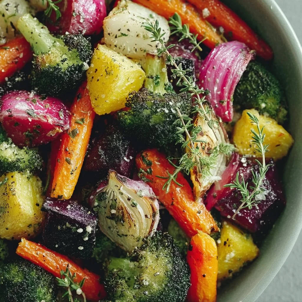Garlic Roasted Vegetables for a Flavorful Healthy Side Dish