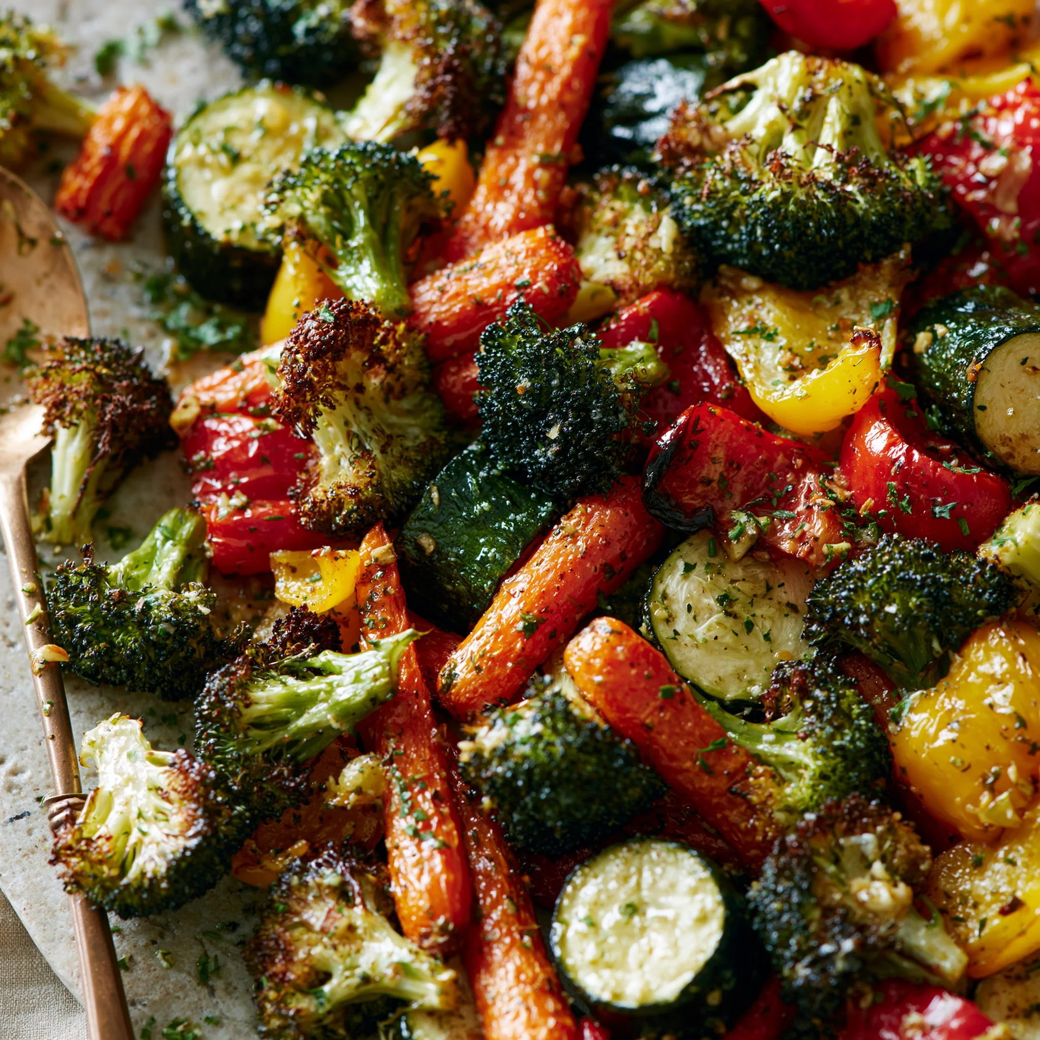 Garlic Roasted Vegetables for a Flavorful Healthy Side Dish