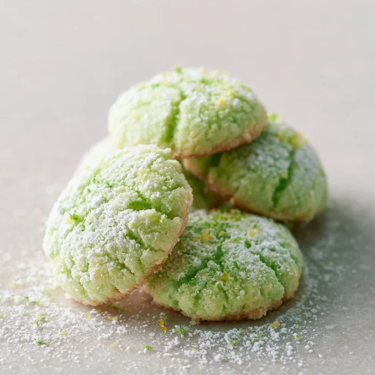 Freshly baked Key Lime Cookies topped with lime zest