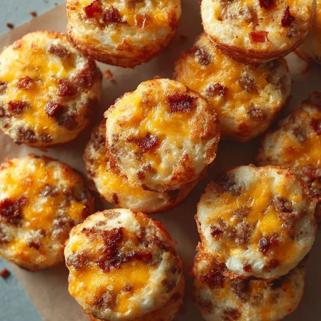 Delicious McGriddle Bites with sweet maple flavor and savory sausage