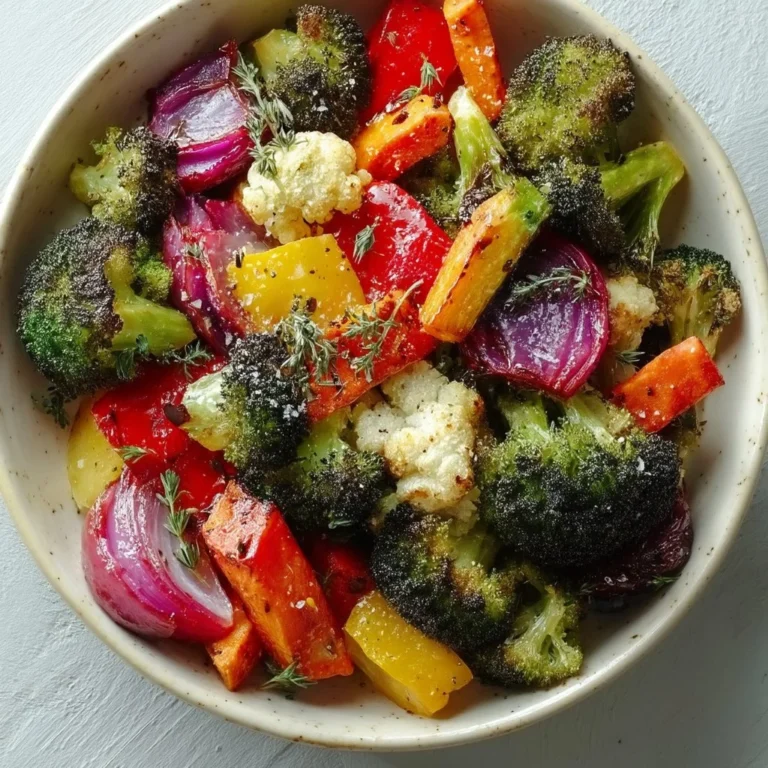 A plate of garlic roasted vegetables including carrots, bell peppers, and zucchini.