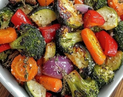 Garlic Roasted Vegetables for a Flavorful Healthy Side Dish